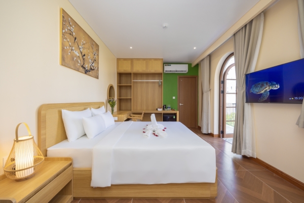 Phòng Loại Sang Giường Đôi Ban Công Hướng Thành Phố